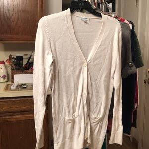 White Old Navy Cardigan